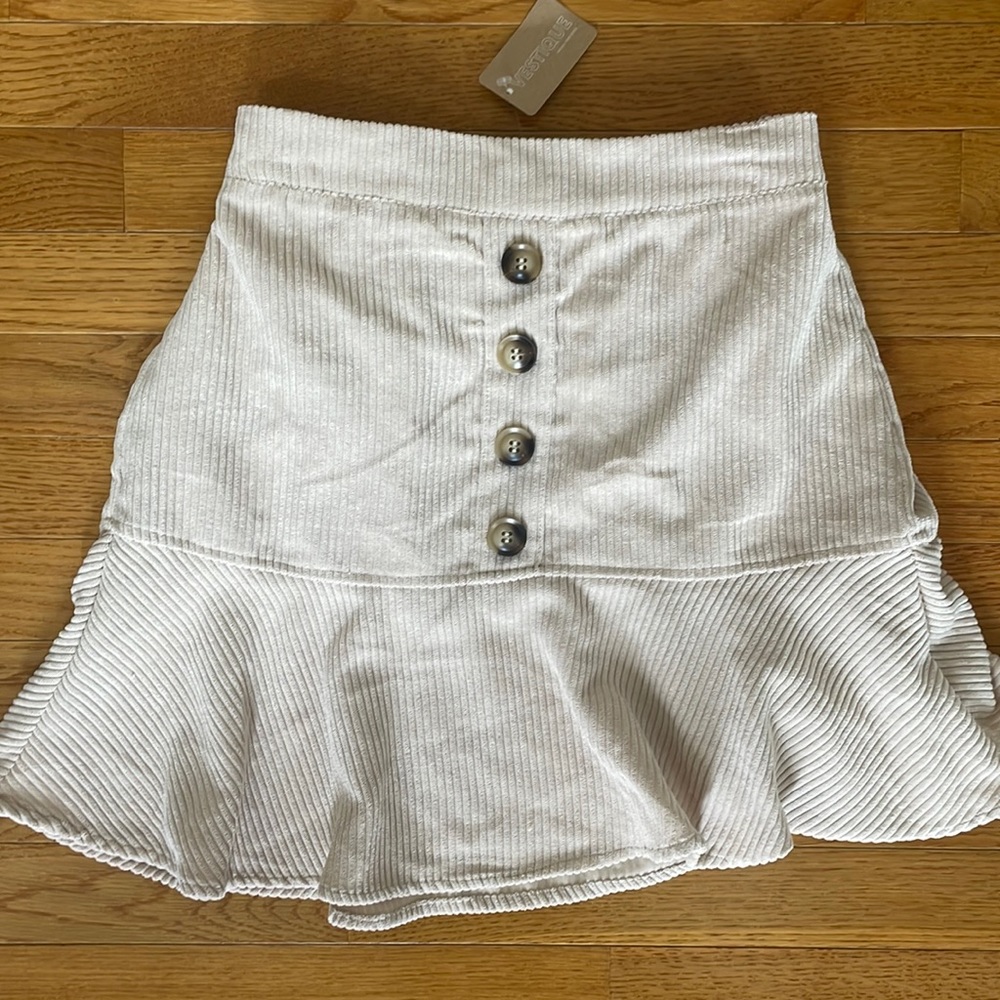 Corded skirt